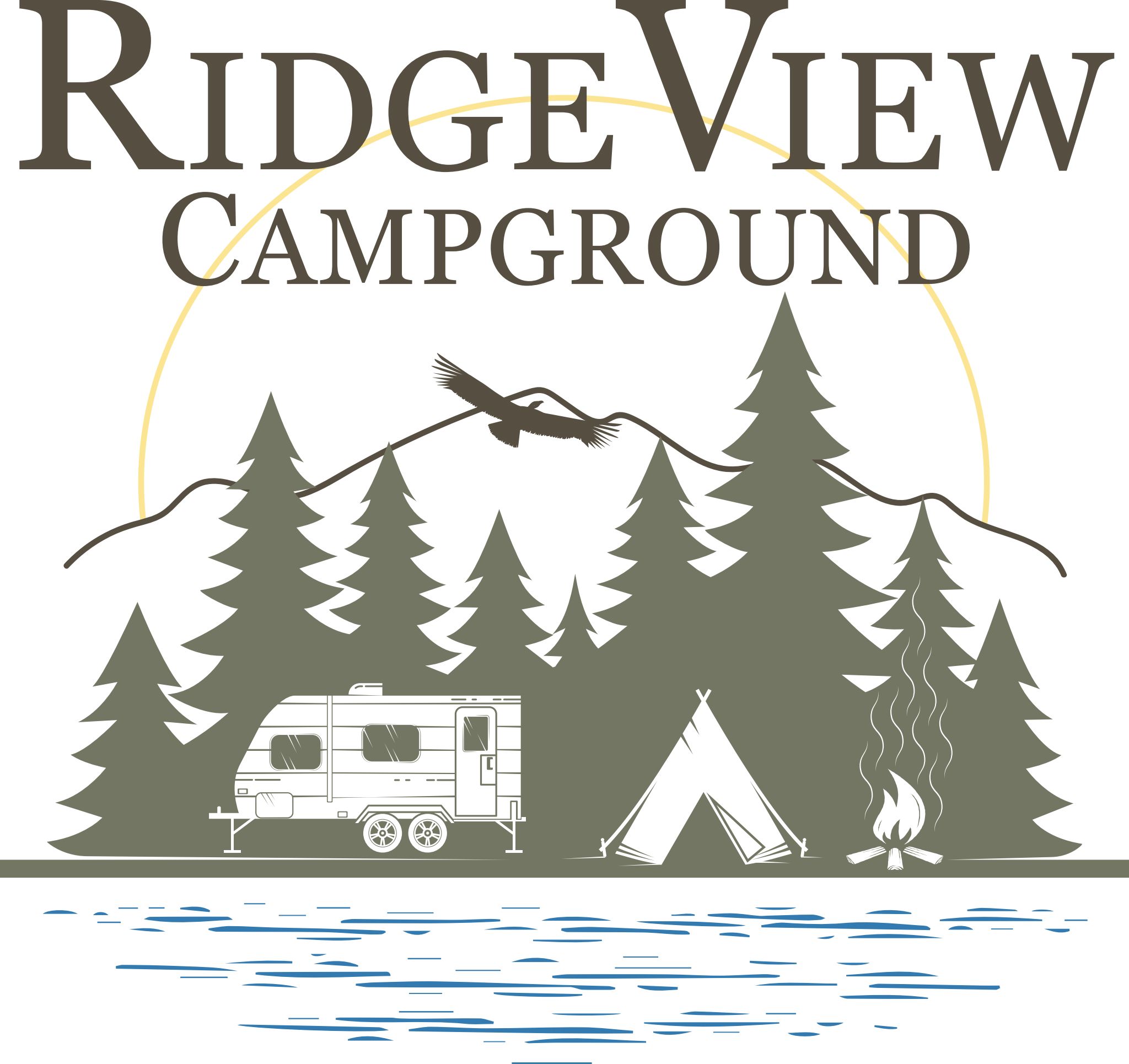 RidgeView Campground Logo