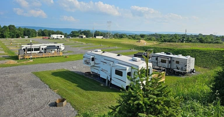 RV parking site at Ridgeview