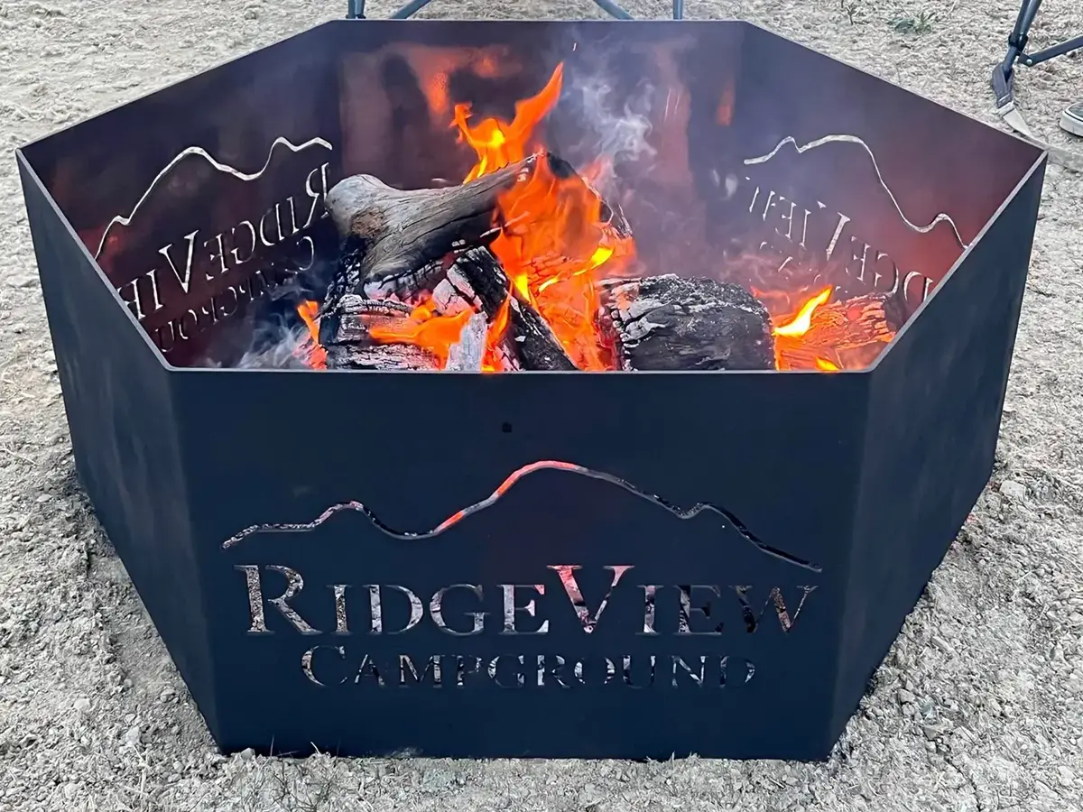 Ridgeview Campground fire ring