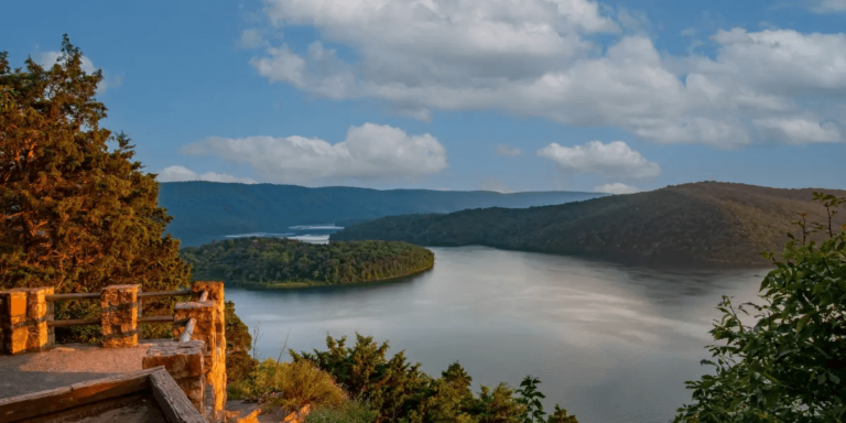 Raystown Dam and Lake shot from Hawn's Overlook by Stephen Crane